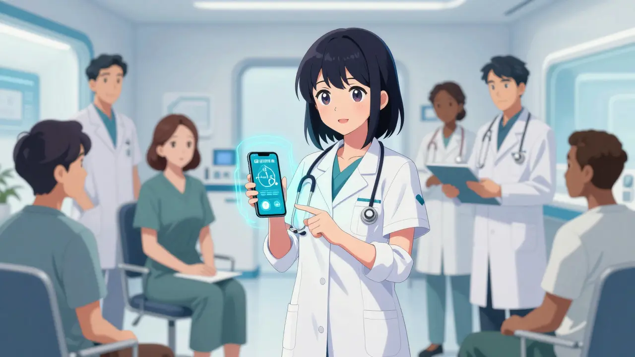 Patients using smartphone app to identify generic medications